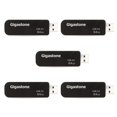 thumbnail image 1 of Gigastone Z30 64 Go Lot de 5 Clé USB 3.0, Clé USB Sans Capuchon à Conception Rétractable, Clé USB Style Fibre de Carbone, Performance Fiable et Durable, 1 of 15