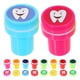 thumbnail image 1 of 10 sellos divertidos para niños pequeños, sellos para manualidades, sellos autoentintables con diseño de dientes de dibujos animados, sellos para diarios infantiles, sellos de motivación., 1 of 8