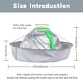 thumbnail image 4 of Haircut Umbrella Foldable Barber Cape, Shaving Cape Hair Catcher Waterproof Hair Cutting Cloak For Home Adults And Kids Stylist Use Hairdressing Kit Grey, 4 of 6