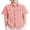 Apricot Pink, variant on Boys Short Sleeve Button Down Shirt Cotton Woven Casual Shirts with 2 Pockets for Kids
