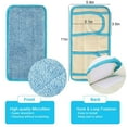 thumbnail image 2 of CHUANK 2Pcs Reusable Mop Pads Compatible with Swiffer Sweeper Mop Wet Pads Refills Dry Pads Mop Head Replacements for Multi Surface Wet & Dry Cleaning, 2 of 7