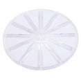thumbnail image 1 of Mixing Bowl Splatter Guard, 5.7inch Mixing Bowl Splatter Screen Guard, 6 Line Prevent Spilling Mixer Splash Guard,Mixer Bowl Covers Compatible With Stand Mixers, 1 of 7
