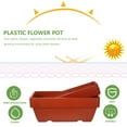 thumbnail image 3 of TEHAUX 7Pcs Outdoor Window Planter Box for Plant Lovers Simple Design Resin Garden Tools, 3 of 6