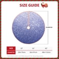 thumbnail image 2 of Sikiie Glittering Blue Purple Christmas Tree Skirt, Christmas Tree Decorations, Christmas Decor, Tree Mat Decoration(30-48IN)-36", 2 of 6