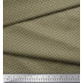 thumbnail image 3 of Soimoi Moss Georgette Fabric Diagonal Line Geometric Print Sewing Fabric Yard 42 Inch Wide, 3 of 3