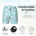 thumbnail image 5 of Daiia Cute Rabbit Mens Swim Trunks Swim Shorts Quick Dry Swim Shorts with Mesh Lining Pockets-XX-Large, 5 of 9