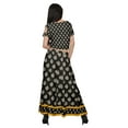 thumbnail image 4 of Moomaya Loose Palazzo And Crop Top Set Santoon Printed Ethnic Dress For Women, 4 of 6