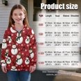 thumbnail image 7 of Uorisanigo Girls Sweatshirts Fashion Christmas Snowman Long Sleeve Shirts Tops Fall Trendy Quarter Zip Pullover Sweatshirts School Cropped Pullover Hoodies No Hood for Sports and Daily Wear, 7 of 7
