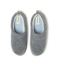 thumbnail image 3 of Dearfoams Cozy Comfort Women's Mixed Material Clog Slippers, 3 of 6