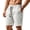 .White, variant on hlysgo Mens Loose Fit Shorts Casual Stretch Elastic Waist Waffle Short Workout Gym Running Shorts with Pockets Black,4xL