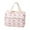 Pink-27X19X1.5cm, variant on SUYOLL Cute Floral Quilted Lunch Tote Bag For Women Insulated Cooler Bag With Front Pocket Brown For Work School Picnic Lunch Box Container