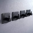 thumbnail image 4 of Laklulu Hooks Autoadhesivos, Toalleros sin Taladrar, Toallero de Acero Inoxidable, Ganchos de Pared Autoadhesivos, Ganchos para Albornoz, Ganchos Adhesivos para Cocina y Baño, 4 Unidades, 4 of 8