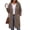 Coffee Grey, variant on Women's Zip Up Hoodies Oversized Fleece Long Tunic Sweatshirts Casual Long Sleeve Fall Jacket Coat with Pocket