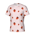 thumbnail image 3 of Rocae Strawberry for Men's Moisture-Wicking Crew Tee - T-Shirt for Sports, Outdoor Activities, and Casual WearLarge, 3 of 9