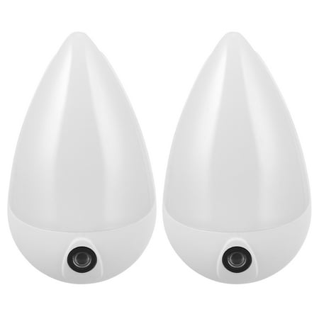 

HOMEMAXS 2pcs Induction Night Lights Practical Bedroom Night Lights Lamps (EU Plug)