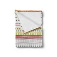 thumbnail image 2 of Tribal Soft Flannel Fleece Throw Blanket, Sketch Style Geometric Composition with Triangles Lines and Herringbone Zigzags, Cozy Plush for Indoor and Outdoor Use, 50" x 60", Multicolor, by Ambesonne, 2 of 5