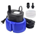thumbnail image 4 of Pool Cover Pump above Ground - Submersible Water Sump Pump Swimming Water Removal Pumps, with Drainage Hose & 25 Feet Extra Long Power Cord, 850 GPH inGround, 3 Adapters, 4 of 9