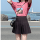 thumbnail image 3 of 2024 Nuevo mini vestido de mujer de cintura alta negro estilo primavera otoño falda pequeña Jkmini de una pieza Agencia Enviar, 3 of 4