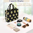 thumbnail image 5 of FORMRS Womens Corduroy Tote Bag Crossbody Shoulder Purse Handbag with Detachable Strap, Black Volleyball Pattern, 5 of 7