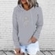 thumbnail image 2 of Blusa de manga larga con estampado informal a la moda para mujer, suéter con bolsillo, sudaderas con capucha Fridja bvmnju5351, 2 of 7