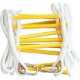 thumbnail image 2 of ISOP Rope Ladder for Kids 8 / 16 / 25 ft Compact Portable Playground Rope Ladders – Climbing Hanging Outdoor & Indoor with Spring Hooks for Children & Adults – Multi-Functional & Reusable, 2 of 8