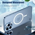 thumbnail image 3 of Metal Aluminum Alloy For Magsafe Case For iPhone 15 14 13 12 11 Pro Max Mini Magnetic Wireless Charge Translucent Matte PC Cover, 3 of 7