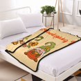 thumbnail image 3 of Honeii Gnomes Happy Thanksgiving for Throw Blanket for Couch - Thick Blanket, Soft Fuzzy Plush Throw Blanket for All Seasons, Double Sided Blanket,50x60 In, 3 of 8
