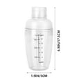 thumbnail image 3 of Youliang 350ml Clear Cocktail Shaker with Cap and Scales for Home Bar, 3 of 6