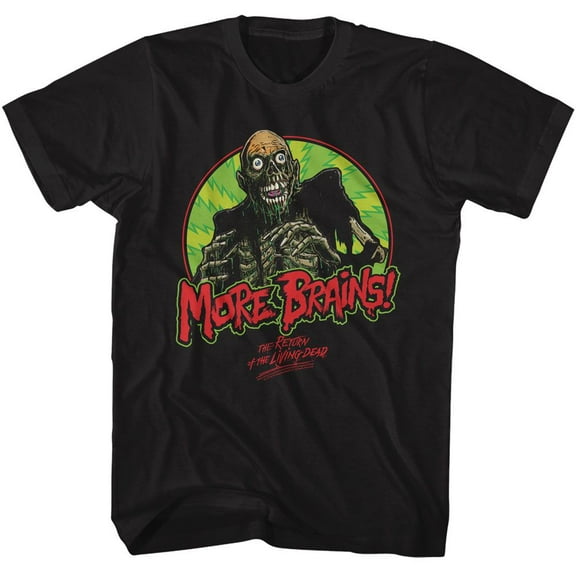 The Return Of The Living Dead Tarman More Brains Black T-Shirt
