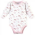 thumbnail image 3 of Luvable Friends Baby Girl Cotton Bodysuit and Pant, Rainbow Unicorn, 0-3 Months, 3 of 4