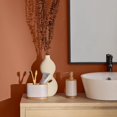 thumbnail image 2 of Bouclair White Ceramic Toothbrush Holder, 2 of 5