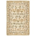 thumbnail image 3 of SAFAVIEH Anatolia Sunny Floral Wool Area Rug, Ivory, 4' x 4' Round, 3 of 10