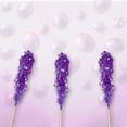 thumbnail image 5 of Purple Rock Candy Sticks – Grape Flavor, 72 Pack Bulk Individually Wrapped Sugar Crystals for Party Favors, Weddings, Baby & Bridal Showers – By Dr. Variety, 5 of 6