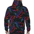 thumbnail image 7 of Naloa Sea Turtle Men's Casual Hooded Collar Drawstring Hoodies Pullover Sweatshirts Casual Long Sleeve Shirts-Large, 7 of 7