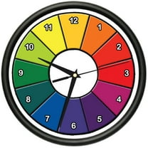 ART TEACHER Wall Clock paint brush art teacher gift