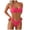 Hot Pink, variant on High Waisted Tummy Control Bikini Crop Top Brazilian Swimsuit Set 2 Piece (OTHER, L)