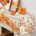 thumbnail image 5 of Fall Table Runner Maple Leaf Autumn Harvest Thanksgiving Runners Farmhouse Seasonal Holiday Kitchen Dining Decorations 13 x 108 Inch, 5 of 5