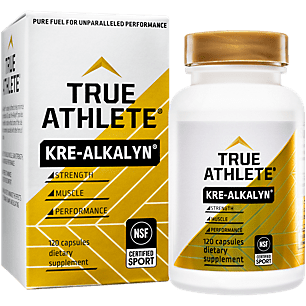 True Athlete Kre Alkalyn 1,500mg   Helps Build Muscle, Gain Strength  Increase Performance, Buffered Creatine  NSF Certified For Sport (120 Capsules)
