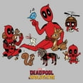 thumbnail image 2 of Women's Marvel: Deadpool & Wolverine Forest Friends Graphic T-Shirt, 2 of 4