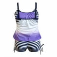 thumbnail image 5 of HaoXianJian Plus Size Women 's Swimsuits Loose Bodysuits Crisscross Swimdress Bathing Suits Tank Top Shoulder Strap Adjustable Swimwear 3X 4X 5X, 5 of 9