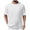 White, variant on MIXUE Mens T-Shirts Solid Color Round Neck Short Sleeve Jacquard Soft Comfortable Breathable Casual Loose Trendy Business Sports Pullover Tops Tshirts Holiday Wear,Gray,XXXL