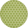 thumbnail image 1 of Unique Loom 3121676 Marocain Tapis Rond en Treillis, 12' 2", Vert/beige, 1 of 2
