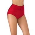 thumbnail image 4 of Bikini Bottoms for Women High Waist Twist Front Swim Shorts Full Coverage Tankini Briefs, 4 of 6