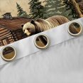 thumbnail image 4 of Homewish Wild Bear Black Out Curtains,Rustic Farmhouse Cabin Curtains Pack of 2 (42x63 Each),Jungle Animal Bedroom Curtains For Boys Kids,Breathable Home Decor, 4 of 6
