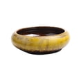 thumbnail image 5 of Dtchengua 7 Inch Ceramic Bonsai Pots with Drainage Hole, Shallow Planter for Indoor Outdoor, Round Planter, Cactus Pot, Office Decor for Plant Lovers,Yellow, 5 of 6