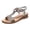 Silver, variant on Rokment Women's Retro Indian Sparkling Rhinestones Wedge Dressy Slingback Sandals for Bride Wedding 2026 Beach Boho Mid Heels Elastic Ankle Strap Dress Summer Shoes Comfortable Black Size 6
