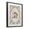 thumbnail image 2 of Stupell Industries Eclectic Watercolor Dinosaur Monstera Border Black Framed Print Under Glass, 13 x 16, by LSR Design Studio, 2 of 8