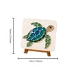 thumbnail image 3 of Clearance！DIY Sea Glass Mosaic Art Kit, Sea Glass Art Kit, Coastal Home Decor & Creative Handmade Gift，Sea Turtle, 3 of 8