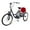 Dark Gray, variant on Soonbuy 24" Electric Tricycle, 7 Speeds/36V 10Ah/Large Basket, up to 330lbs , Rose Red