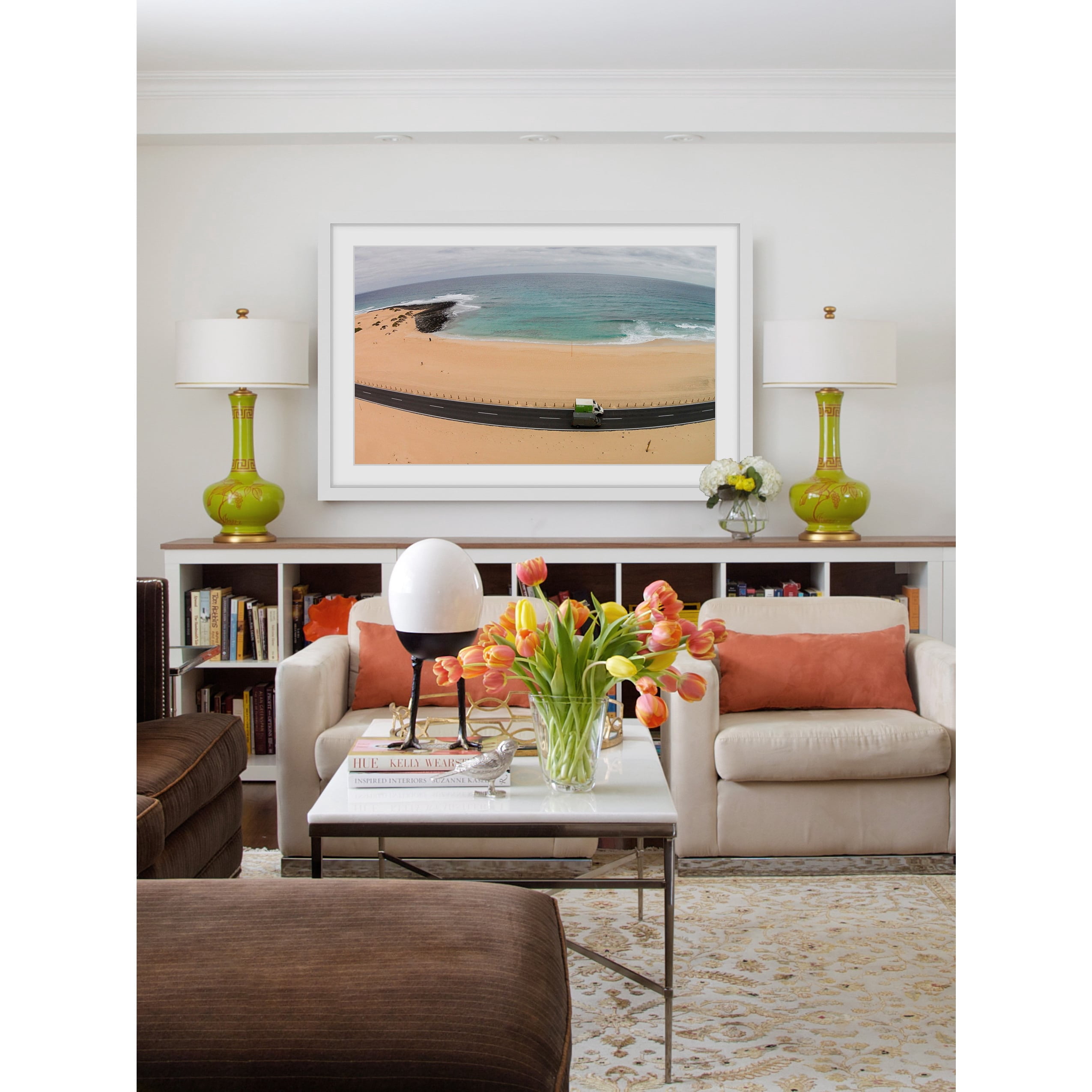 Marmont Hill "Rounding The Curve" By Karolis Janulis Framed Painting Art Print, 24.0" x 1.5"